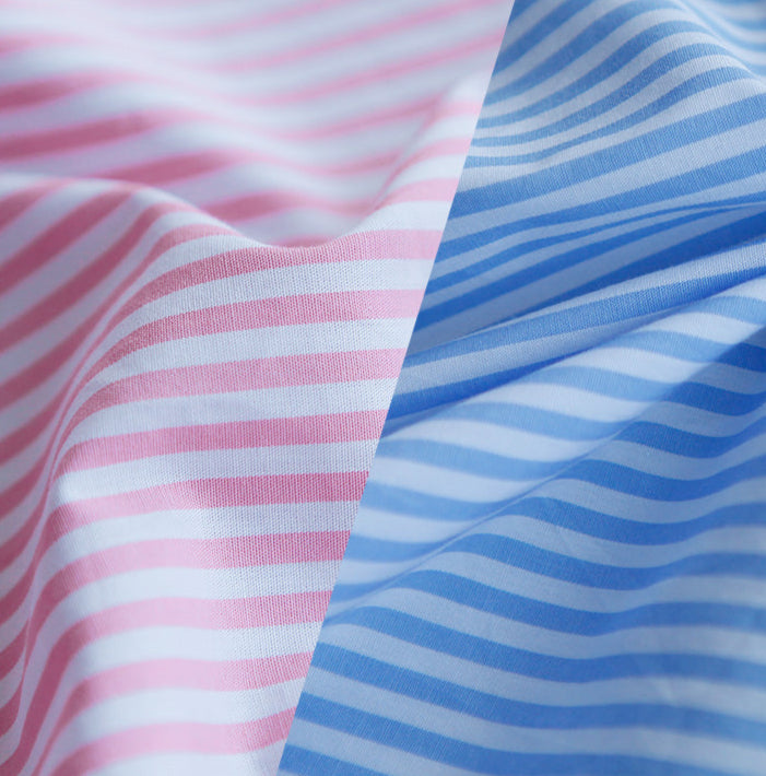 フロントフリル ストライプシャツ