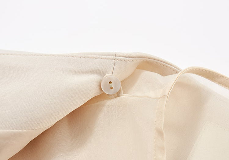 シアーレイヤードホワイトジャケット