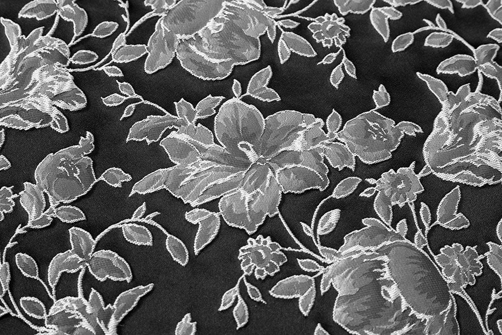 フラワージャガード ブラックジャンパースカート